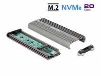 Delock Festplatten-Gehäuse 42001 - Externes Gehäuse für M.2 NVMe PCIe SSD...