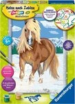 Ravensburger Malen nach Zahlen Haflinger im Schnee, Made in Europe