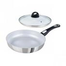 Genius Bratpfanne Cerafit Steel Pfanne 28 cm mit Antihaftbeschichtung Induktion,