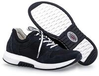rollingsoft Keilsneaker, Freizeitschuh, Halbschuh, Schn&uuml;rschuh mit Logo an der Ferse