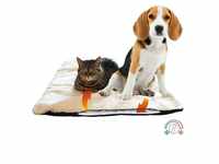 riijk Selbstheizende Decke für Katzen und Hunde 60x40cm beige