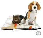 riijk Tierdecke Heizdecke, W&auml;rmedecke f&uuml;r Hunde und Katzen, Vlies, Selbstheizende