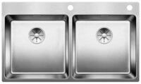 Blanco Edelstahlsp&uuml;le ANDANO 400/400-IF/A Edelstahl Seidenglanz mit InFino