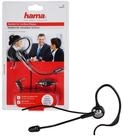 Hama Mono Headset Kopfh&ouml;rer 2,5mm Klinke Ohrb&uuml;gel Smartphone-Headset (Universal,