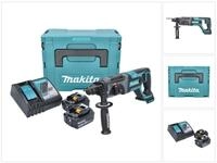Makita Akku-Bohrhammer DHR 241 RGJ Akku Bohrhammer 18 V 2,0 J SDS plus + 2x...