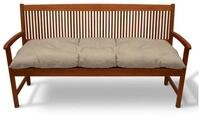 Beautissu Bankauflage Bankauflage Flair BK, ca.100x50x10cm, Natur, Sitzkissen...