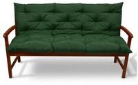 Beautissu Bankauflage Bankauflage Flair BR Dunkelgr&uuml;n, 120x50x50cm, Sitzkissen...