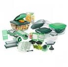 Genius Gem&uuml;seschneider Nicer Dicer Chef 37-tlg. Set inkl. 3-in-1 Siebsch&uuml;ssel,