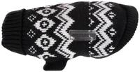 Wolters Hundepullover Strickpullover Norweger schwarz 45cm breite Brust