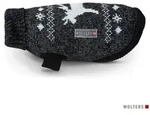 Wolters Hundepullover Strickpullover Elch mit Glitzer schwarz|silberfarben 50cm