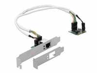 Delock 95265 - Mini PCIe I/O PCIe Half Size 1x Gigabit LAN Low-Profile