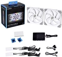 Lian Li Computer-K&uuml;hler Lian Li UF-SL140-2W PC-Geh&auml;use-L&uuml;fter Wei&szlig; (B x H x T)