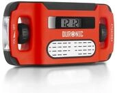 Duronic Radio (Apex Radio AM/FM, Mit Radiowecker und Taschenlampe, Kurbelradio)
