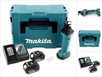 Makita Akku-Universalschere DCO 180 RTJ Akku Rotationsschneider 18V + 2x Akku 5,0Ah +