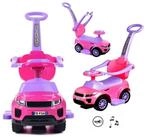 COIL Rutscherauto Babyrutscher, Kinderauto, Schiebeauto, 3in1, mit Druckgriff,