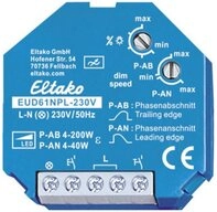 Eltako Drehdimmer Universal-Dimmschalter ohne N-Anschluss, speziell f&uuml;r LED...