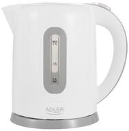 Adler Wasserkocher AD 1234 Wasserkocher 1,7 L - 2200 W, 360&deg; drehbar - Wei&szlig;,...