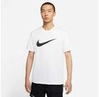 Nike Sportswear T-Shirt M NSW TEE ICON SWOOSH Kurzarm, Rundhalsausschnitt, aus