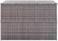 vidaXL Gartenbox, Garden-Auflagenbox Grau 150x100x100 cm Poly Rattan