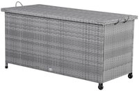 Casaria Auflagenbox, Innenplane, Rollen, Haltegriffe, Gasdruckfedern