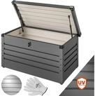 Gardebruk Auflagenbox, Metall Gasdruckfeder Abschlie&szlig;bar Balkon Keller 385L