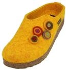 Haflinger Grizzly Kanon Filzclog aus reinem Wollfilz Unisex Hausschuh