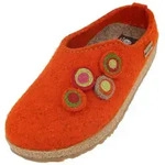 Haflinger Grizzly Kanon Filzclog aus reinem Wollfilz Unisex Hausschuh