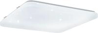 EGLO LED Deckenleuchte FRANIA-S Deckenlampe, wei&szlig;, Kristalleffekt, geringe