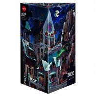 HEYE Spiel, Puzzle - Castle of Horror, Loup - Triangular 2000 Teile