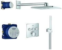 Grohe Duschsystem Grohtherm SmartControl, Mit Rainshower SmartActive 310 Cube u.