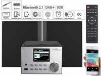 auvisio IRS-500.mini Micro-Stereoanlage mit Webradio, DAB+, FM, CD, USB,...