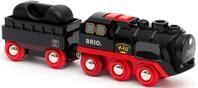 BRIO&reg; Spielzeug-Zug Batterie-Dampflok mit Wassertank, mit Licht- und...