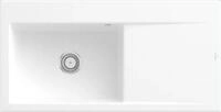 Villeroy & Boch K&uuml;chensp&uuml;le 3362 01 RW, Rechteckig, 100/22 cm, Becken links
