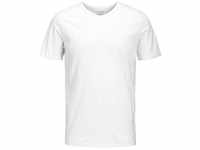 Jack & Jones T-Shirt V-Neck (2er-Pack), weiß