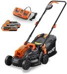 FUXTEC Akkurasenm&auml;her FX-E1RM20-SET, 33 cm Schnittbreite, 33 cm Schnittbreite,...