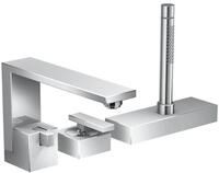hansgrohe Wannenarmatur Axor Edge 3-Loch Wannenrandmischer mit Hebelgriff -