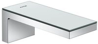 hansgrohe Wannenarmatur Axor MyEdition Wanneneinlauf mit Platte - / Spiegelglas