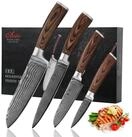 Wakoli Messer-Set Edib 4er Damastmesser-Set I Kochmesser K&uuml;chenmesser 8 bis 18cm