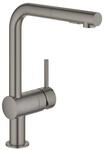 Grohe Standarmatur Minta Einhand-Armatur, hard graphite geb&uuml;rstet (30274AL0)