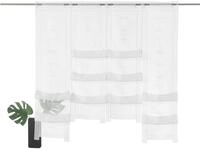 Weckbrodt Scheibengardine Selina (1 St), Stangendurchzug, transparent, Voile,