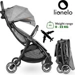 lionelo Kinder-Buggy JULIE ONE, Fu&szlig;decke,Getr&auml;nkehalter,bis 22KG [Airline-Gep&auml;ck]