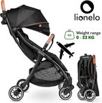 lionelo Kinder-Buggy JULIE ONE, Fu&szlig;decke,Getr&auml;nkehalter,bis 22KG [Airline-Gep&auml;ck]