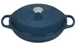 LE CREUSET Br&auml;ter Gusseisen Br&auml;ter - Gourmet-Profitopf - deep teal