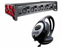Tascam US-4x4HR Audio-Midi-Interface Digitales Aufnahmegerät (mit Kopfhörer)