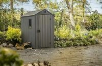 Keter Gartenhaus Ger&auml;tehaus Darwin 46 Grau Holz-Optik