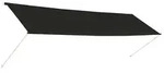 vidaXL Markise Einziehbare Markise 400&times;150 cm Anthrazit (1-St)