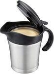 GEFU Thermosch&uuml;ssel TREAT, Edelstahl, (1-tlg), mit Klappverschluss, 0,5 Liter
