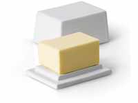 Continenta Butterdose für 125 g Butter Weiß, Keramik, (1-tlg)