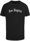 MisterTee T-Shirt MisterTee Herren Los Angeles Wording Tee (1-tlg)