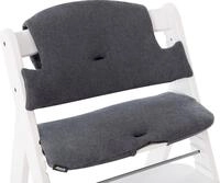 Hauck Kinder-Sitzauflage Select, jersey charcoal, f&uuml;r den ALPHA+ Holzhochstuhl und